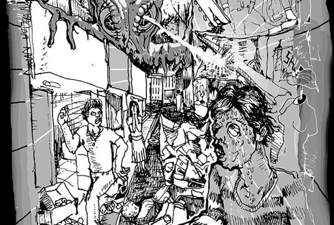 講師示範創作
