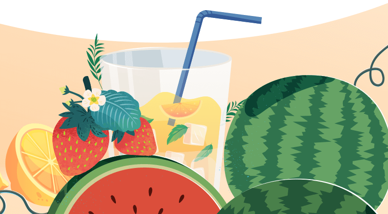 靜物幾何食物繪製